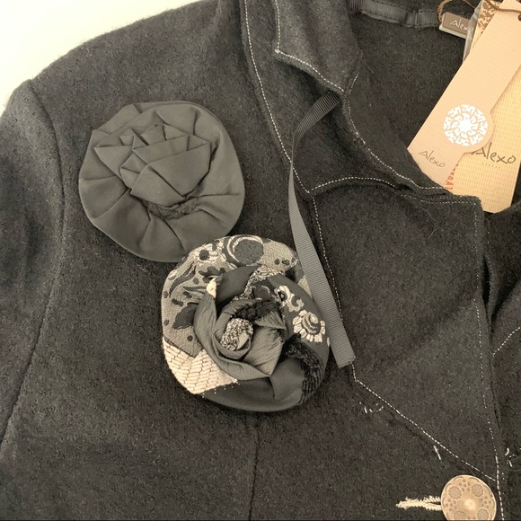 Women’s Winter Fancy Jacket. Black - Picture 5 of 15